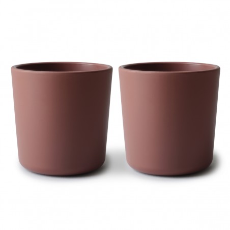PACK DOS VASOS SOLID WOODCHUCK 7.5x7.5x7 CM