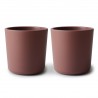 PACK DOS VASOS SOLID WOODCHUCK 7.5x7.5x7 CM