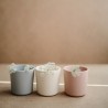 PACK DOS VASOS SOLID WOODCHUCK 7.5x7.5x7 CM