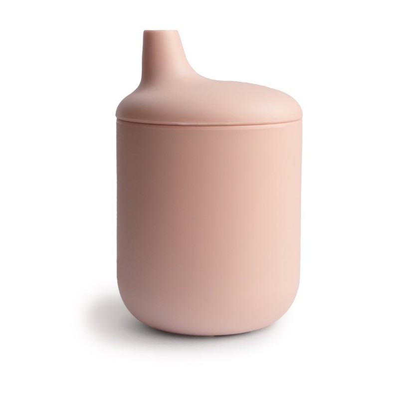 TAZZA EDUCATIVA IN SILICONE SOLID BLUSH 11.4x7.15x7.15 CM