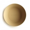 DINNER BOWL ROUND (SET OF 2) SOLID MUSTARD 13x13x5 CM