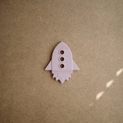 MASSAGIAGENGIVE IN SILICONE ROCKET SOFT LILAC 11.5x9x0.4 CM