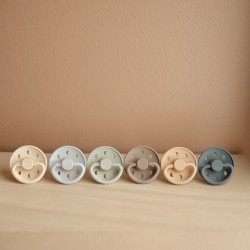 SUCCHIETTO B. IN LATEX 2 IN 1 MOON PHASE PALE DAFFODIL/SLATE 0+