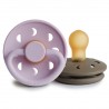 PACK 2 CHUPETES BLOCK LATEX MOON PHASE S.LILAC/PORTOBELLO 0+