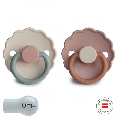 SUCCHIETTO IN SILICONE 2 IN 1 DAISY COTTON CANDY/BISCUIT 0+