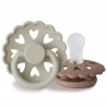 SILICONE PACIFIER BLOCK 2 PACK FAIRYTALE EMPEROR/CLUMSY 0+
