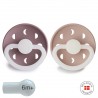 SUCCHIETTO NIGHT SILIC. 2 IN 1 MOON PHASE TW.MAUVE/BLUSH 6+