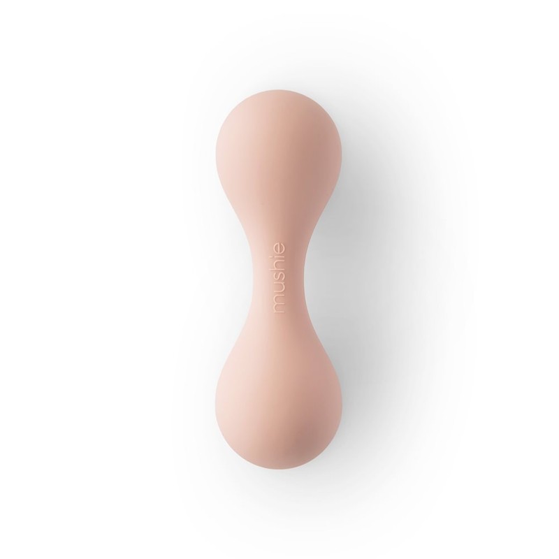 HOCHET EN SILICONE BÉBÉ SOLID BLUSH 4x13 CM