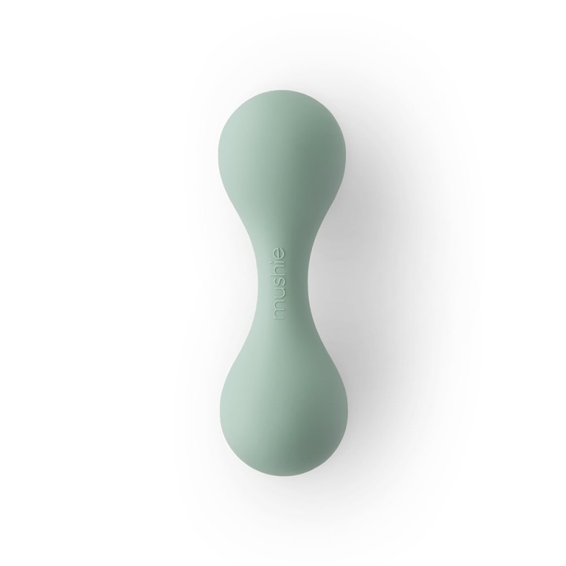 HOCHET EN SILICONE BÉBÉ SOLID CAMBRIDGE BLUE 4x13 CM