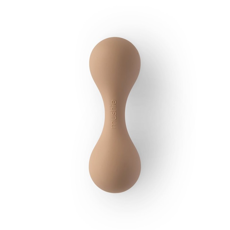 HOCHET EN SILICONE BÉBÉ SOLID NATUREL 4x13 CM