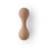 SILICONE BABY RATTLE SOLID NATURAL 4x13 CM