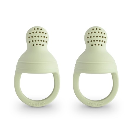 SILICONE F.FOOD FEEDER 2 PACK SOLID SAGE 4.5x6.3x7.6 CM