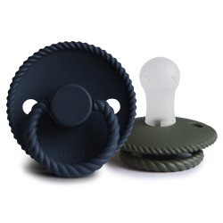 SUCCHIETTO B. SILICONE 2 IN 1 ROPE DARK NAVY/OLIVE 0+