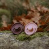 SILICONE PACIFIER BLOCK 2 PACK ROPE BLUSH/COCOA 0+