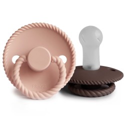 SUCCHIETTO B. SILICONE 2 IN 1 ROPE BLUSH/COCOA 6+