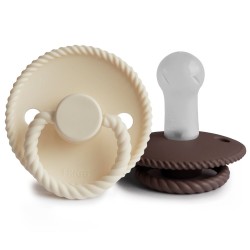 SUCCHIETTO B. SILICONE 2 IN 1 ROPE CREAM/COCOA 6+