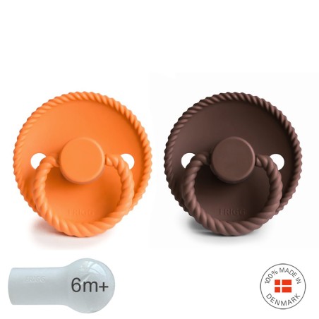 SUCCHIETTO B. SILICONE 2 IN 1 ROPE MAPLE/COCOA