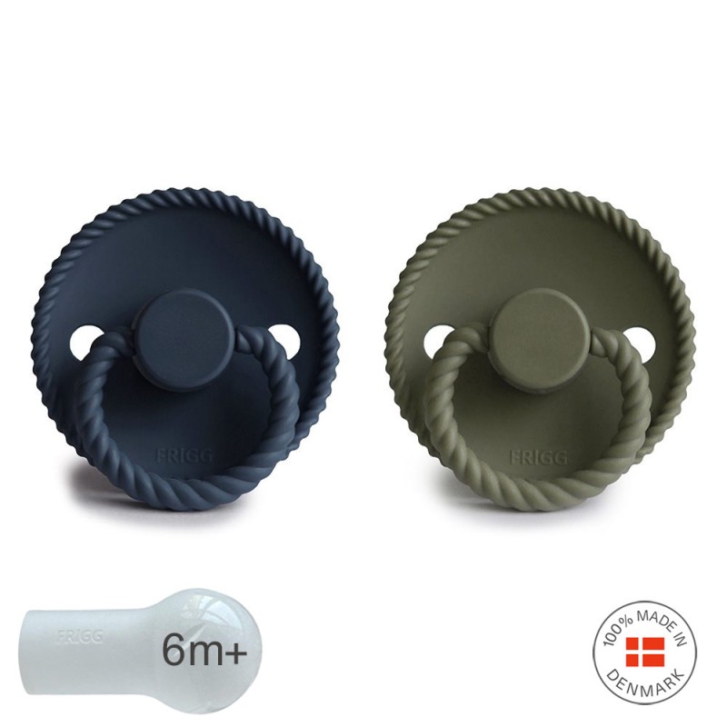 SUCCHIETTO B. SILICONE 2 IN 1 ROPE DARK NAVY/OLIVE 6+