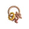 SILICON TEETHER RING NATURE 8x8x0.7 CM