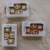 BABY'S FIRST PACIFIER 4 PACK MOONLIGHT SAILING CREAM 0+