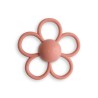 RATTLE TEETHER DAISY DUSTY ROSE 14x14x5 CM