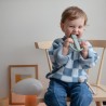 RATTLE TEETHER ROBOT CAMBRIDGE BLUE 10x12x3 CM