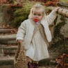 SILICONE PACIFIER BLOCK 2 PACK DAISY CREAM/POPPY 0+
