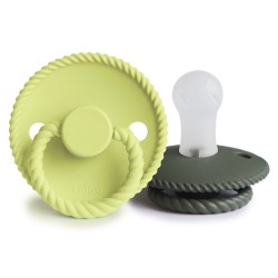 SUCCHIETTO B. SILICONE 2 IN 1 ROPE GREEN TEA/OLIVE 0+