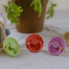 SUCCHIETTO B. SILICONE 2 IN 1 ROPE GREEN TEA/OLIVE 0+