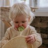 PACK 2 CHUPETES BLOCK SILICONA ROPE SILV.GRAY/GREEN TEA 0+