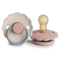 SUCCHIETTO B. IN LATEX 2 IN 1 DAISY BLUSH/COTTON CANDY 0+