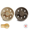 SUCCHIETTO B. IN LATEX 2 IN 1 MOON PHASE CROISSANT/PORTOBELLO 0+