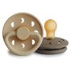 PACK 2 CHUPETES BLOCK LATEX MOON PHASE CROISSANT/PORTOBELLO 0+