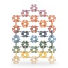 HEX CONNECT BUILDING TOY SET SOLID MULTI 11.5x11.5x3.5 CM